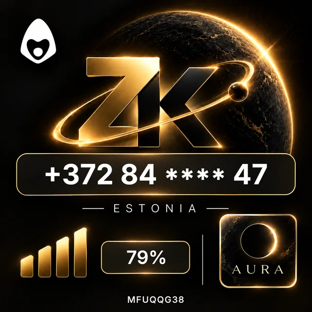 ZK Numbers NFT sample, Aura tier
